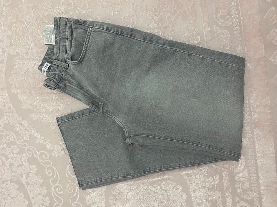 ZARA TRF HOGH- RISE WIDE LEG JEAN - Görsel 4