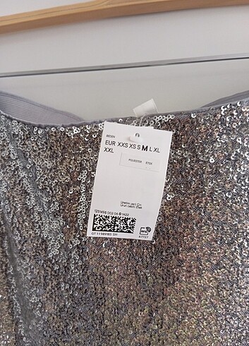H&M pul payetli etek