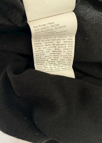 m Beden siyah Renk Ipekyol Dantelli Kısa Kollu, Kemerli Siyah Kadın Bluz