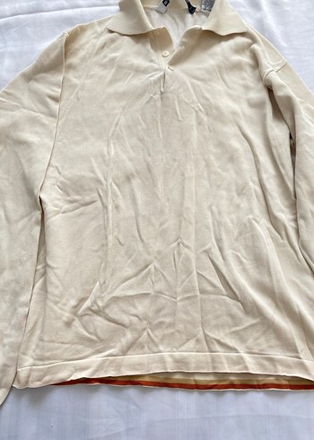 American Vintage İpek polo yaka harika kazak