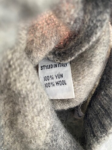 m Beden çeşitli Renk İtalyan malı yün vintage Benetton kazak