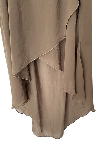 l Beden camel Renk Vintage elbise