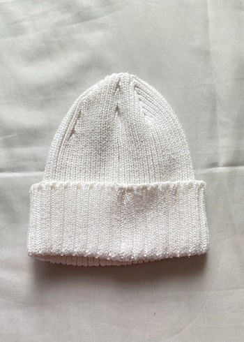 Kadın Yeni Beyaz Bere - Görsel 2