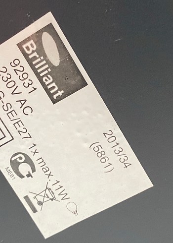 Ikea Brillant Masa Lambası