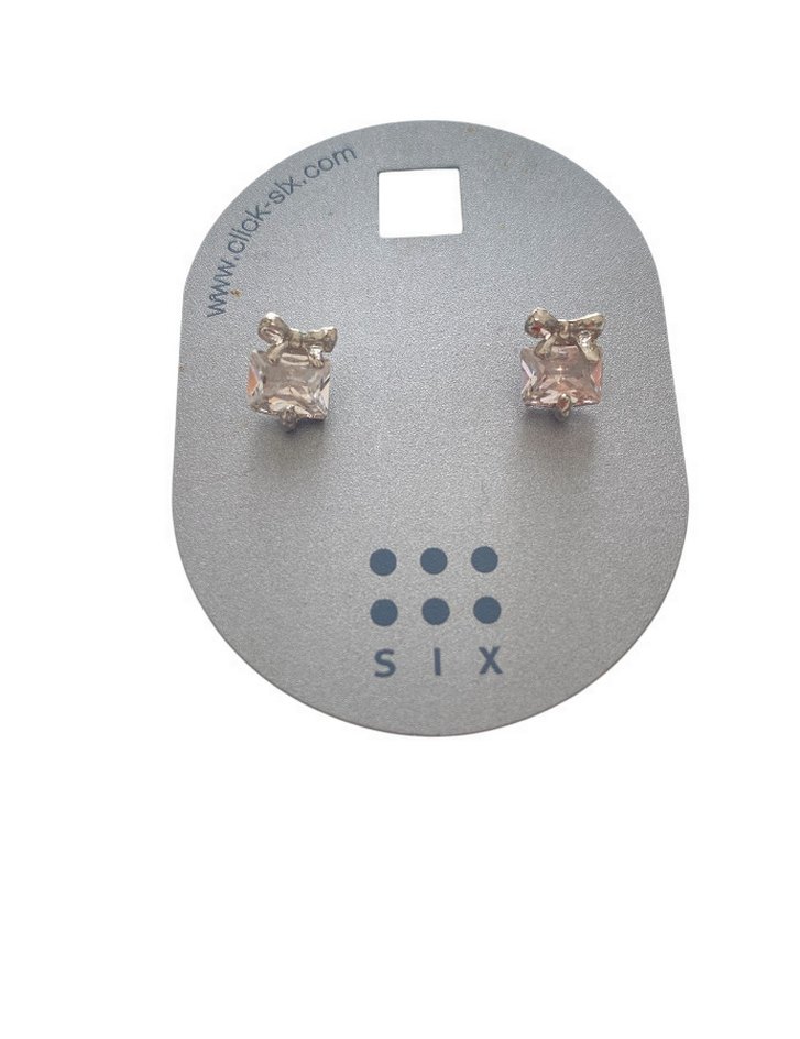 Kurdeleli Six küpe - Görsel 2