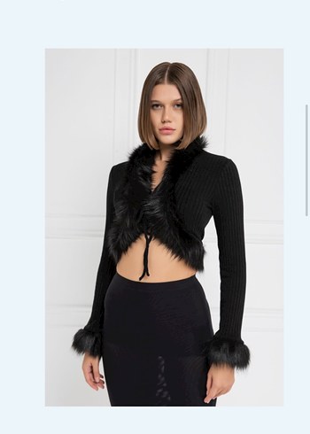 Kikiriki Kadın kürklü ceket - Görsel 3