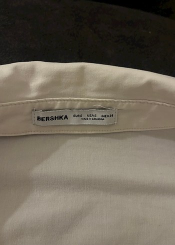 bershka crop gömlek - Görsel 3