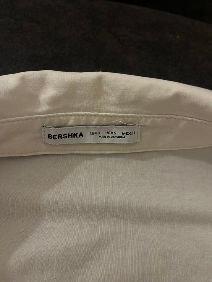 bershka crop gömlek - Görsel 3
