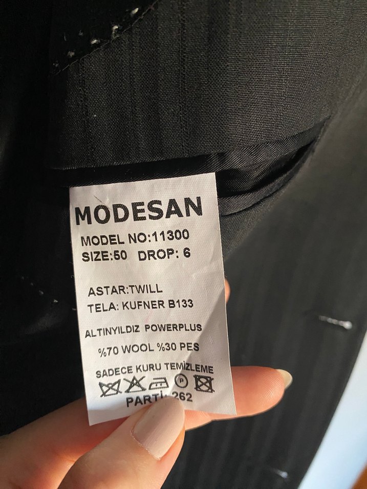 Siyah Erkek Takım Elbise - Görsel 5