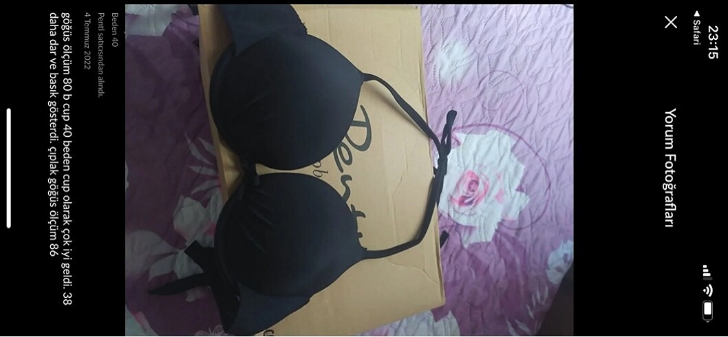penti bikini üstü