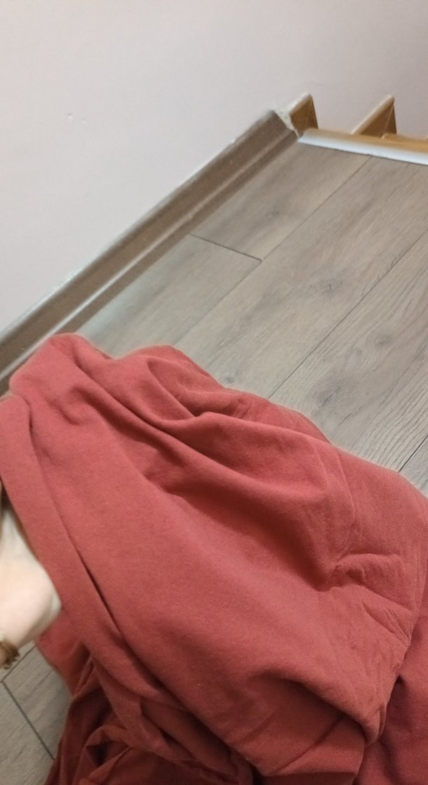 kiremit rengi penye kumaş - Görsel 2