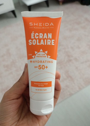 Sheida SPF 50+ Nemlendirici Güneş Kremi