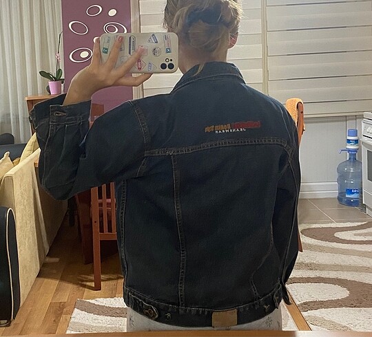 Koyu Renk Kot Ceket  12 yaş - Görsel 9