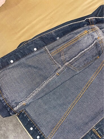 Koyu Renk Kot Ceket  12 yaş - Görsel 6