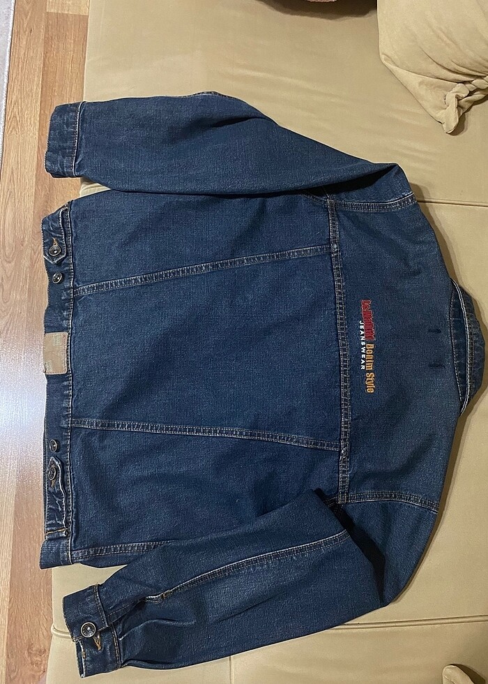 Koyu Renk Kot Ceket  12 yaş - Görsel 3