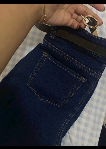 Kadın Lacivert Kot Pantolon Lcwaikiki - Görsel 3