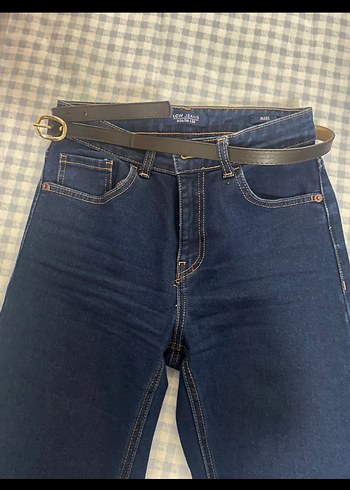 Kadın Lacivert Kot Pantolon Lcwaikiki - Görsel 5