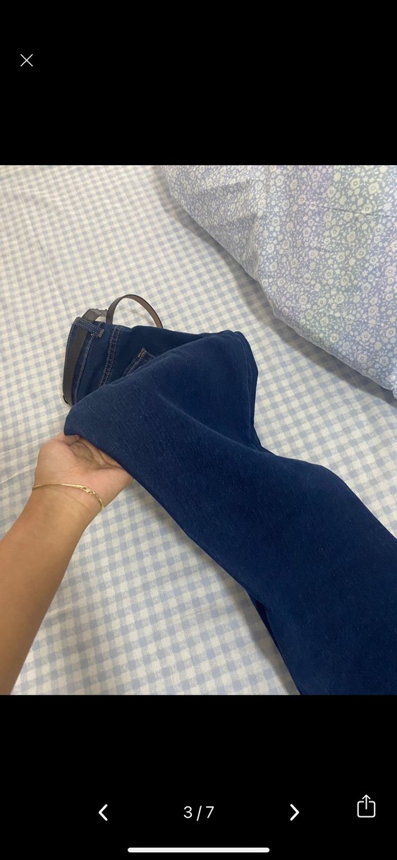 Kadın Lacivert Kot Pantolon Lcwaikiki - Görsel 2