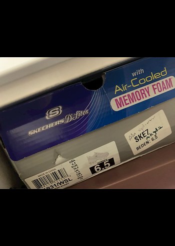 Beyaz skechers Spor Ayakkabı - Görsel 3