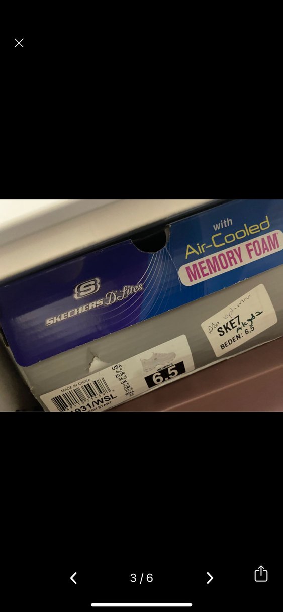 Beyaz skechers Spor Ayakkabı - Görsel 3