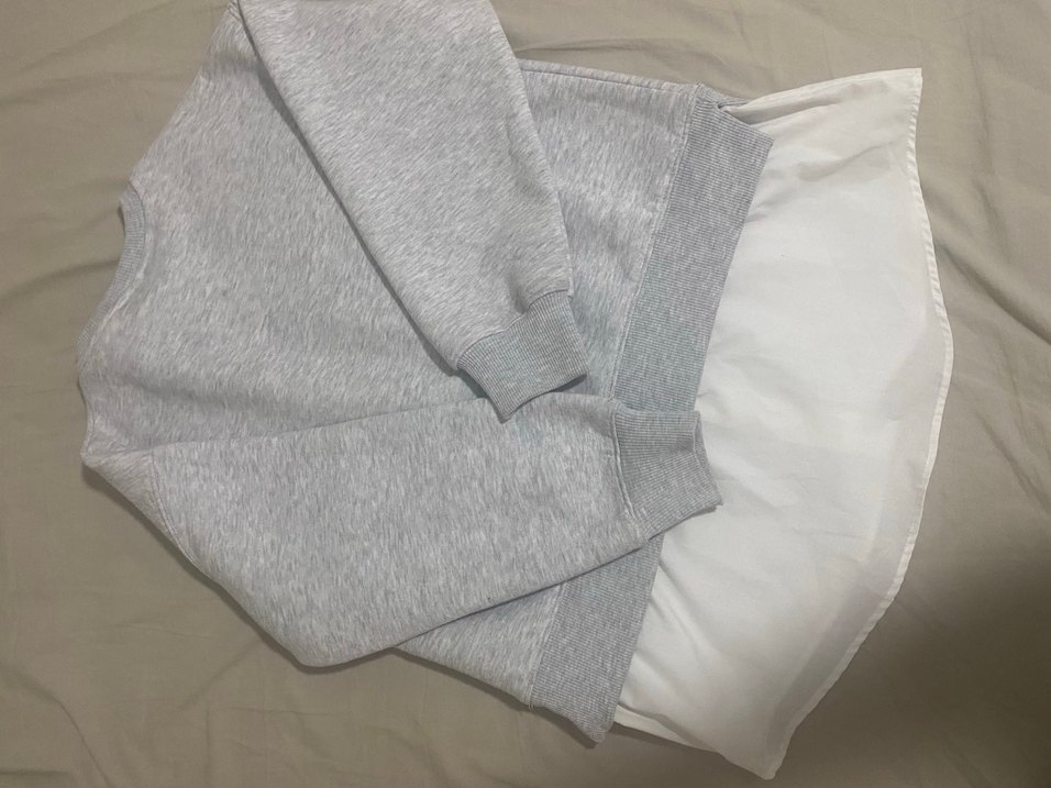 Zara Gri Kadın Sweatshirt Baskılı - Görsel 2