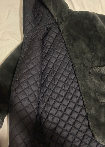 Gri Çift Taraflı Kapüşonlu Mont - Görsel 2