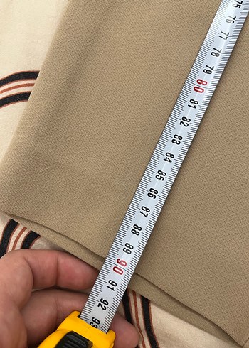 40 Beden Bej Kumaş Pantolon