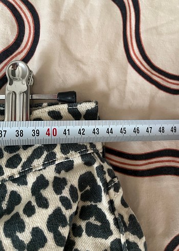 Zara Leopar Kadın jean - Görsel 6