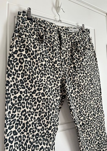 Zara Leopar Kadın jean - Görsel 4