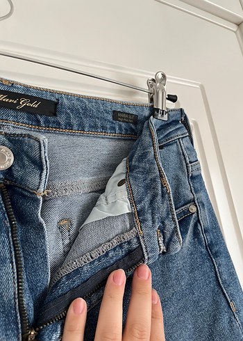 Mavi maria slit jean - Görsel 4