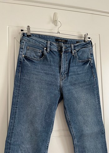 Mavi maria slit jean - Görsel 3