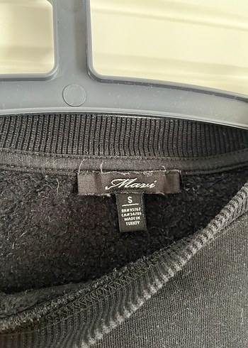 Siyah Baskılı Oversize Sweatshirt - Görsel 2