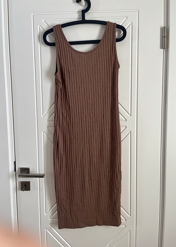 Kolsuz midi Elbise - Görsel 4