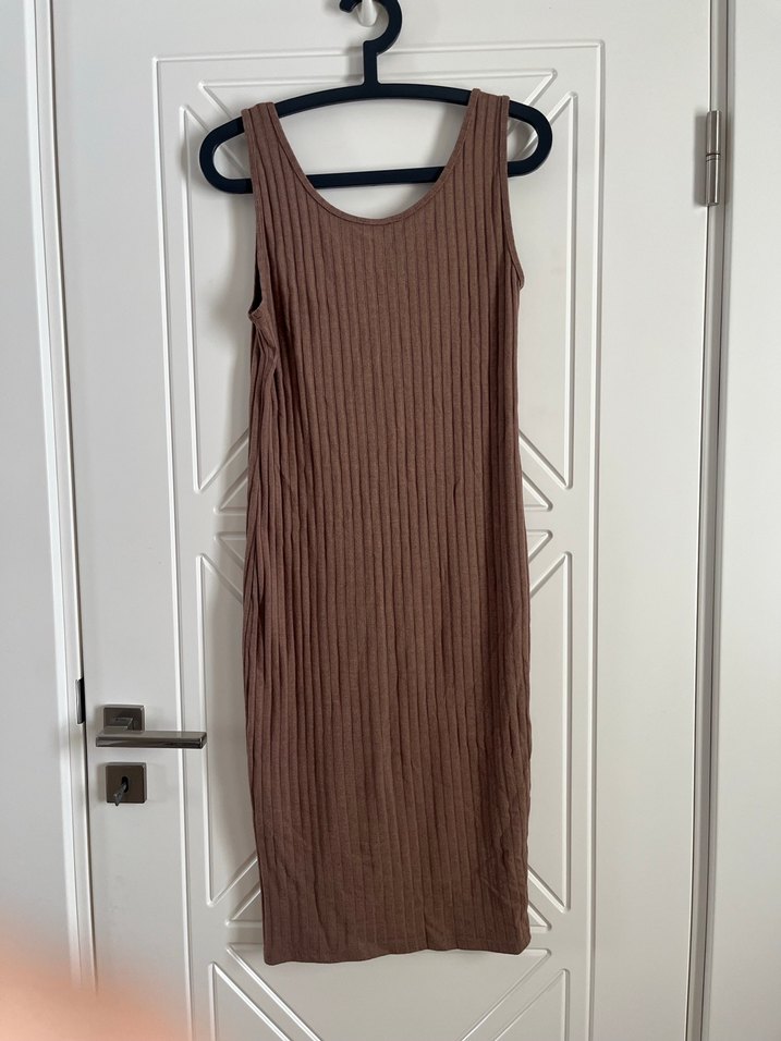 Kolsuz midi Elbise - Görsel 4