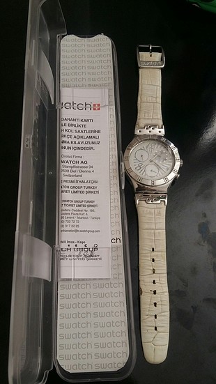 orjinal swatch pili yeni değişti