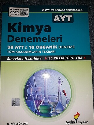 Aydın Yayınları Ayt Kimya Denemeleri