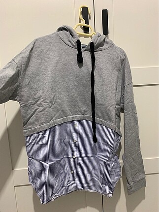Gömlekli sweatshirt
