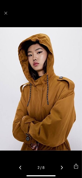 Zara trençkot yeni - Görsel 6