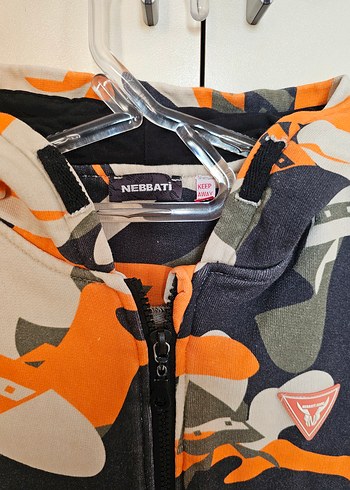 Erkek Çocuk Kapüşonlu Kamuflaj Sweatshirt - Görsel 2