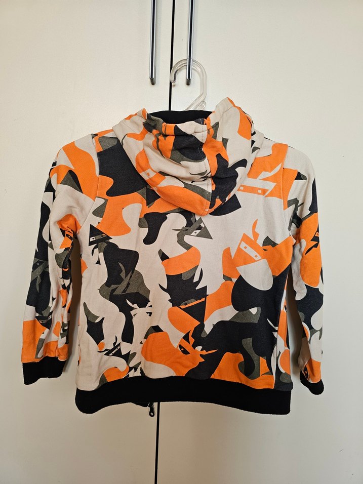 Erkek Çocuk Kapüşonlu Kamuflaj Sweatshirt - Görsel 3