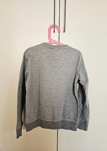 Erkek Gri Uzun Kollu Sweatshirt - Görsel 3