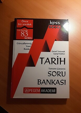 PEGEM KPSS TARİH SORU BANKASI