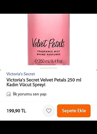 Victoria s Secret Victoria's Secret vücut spreyi