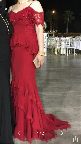 Alfabeta Kına elbisesi kırmızı
