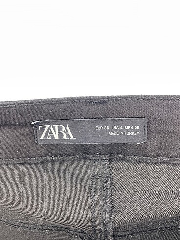 36 Beden siyah Renk Zara Jean / Kot %70 İndirimli.