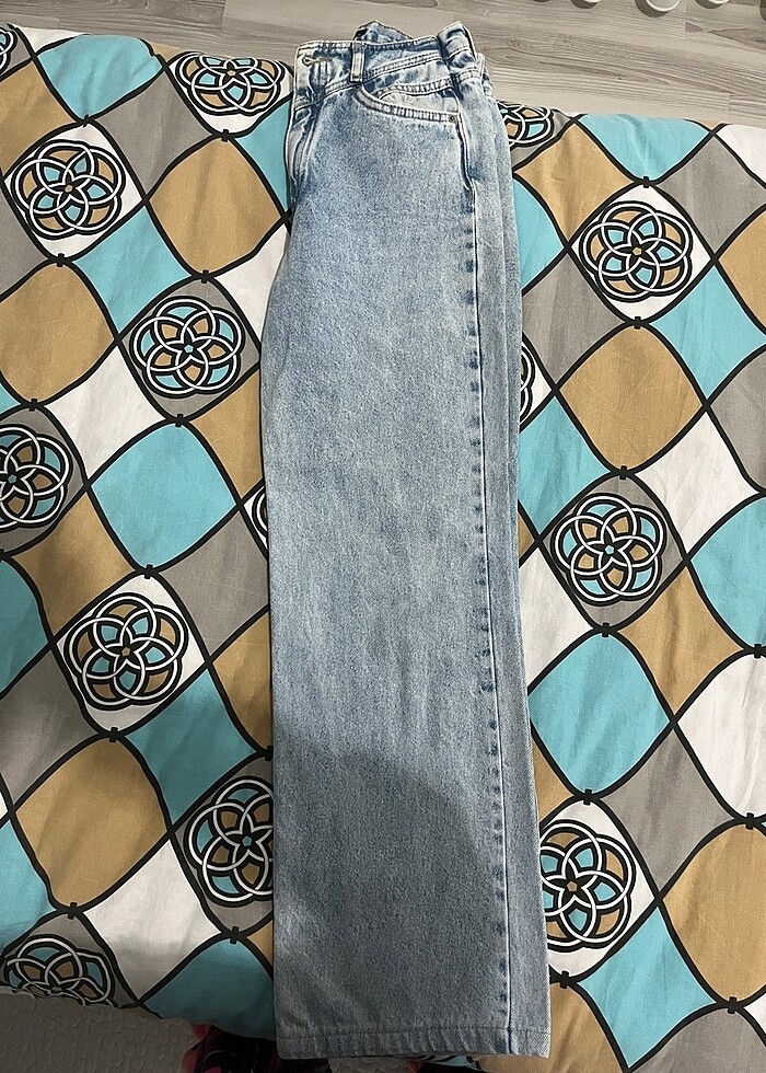 açık mavi jean - Görsel 3