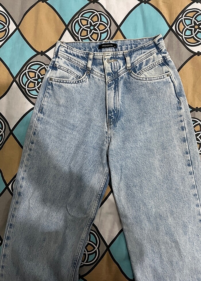 açık mavi jean - Görsel 2