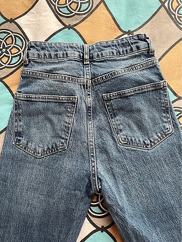 yüksek bel flare jean - Görsel 9