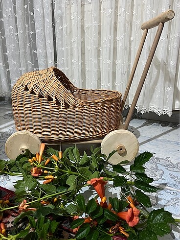 Beden Rattan örme puset