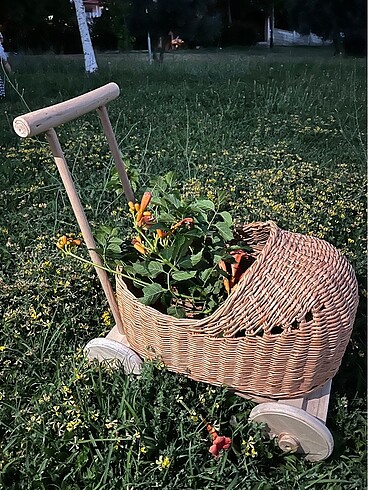 Beden Renk Rattan örme puset